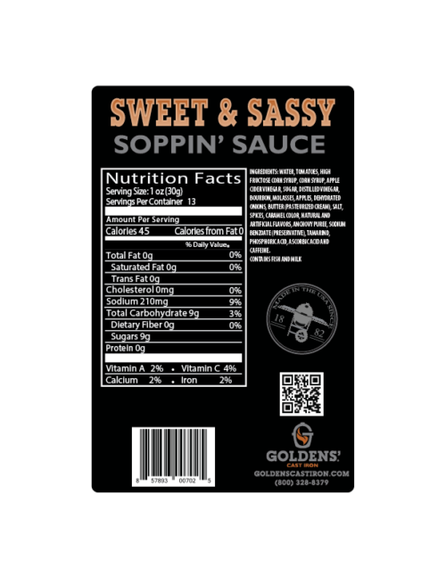Goldens' Sweet & Sassy Soppin' Sauce Goldens' Sweet & Sassy Soppin' Sauce
